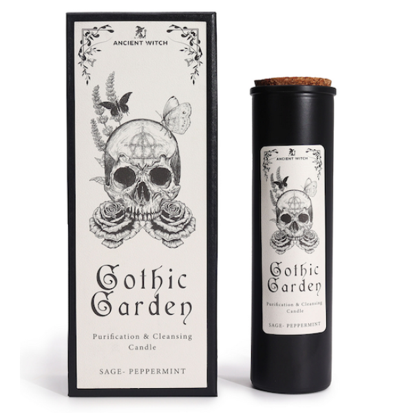 Ancient Witch Ritual Candle Gothic Garden